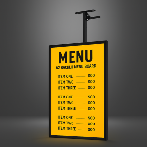 Backlit Menu Boards