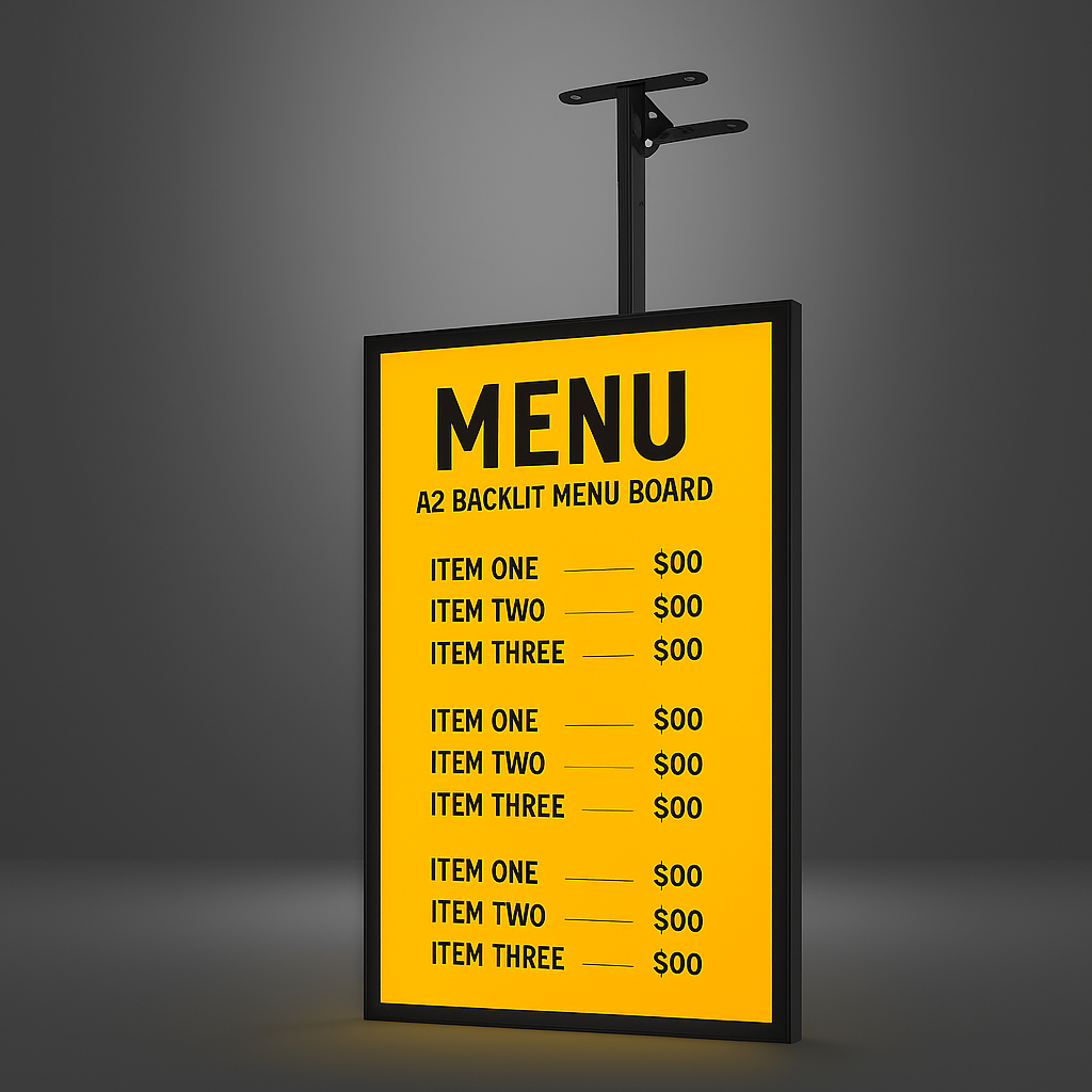 Backlit Menu Boards