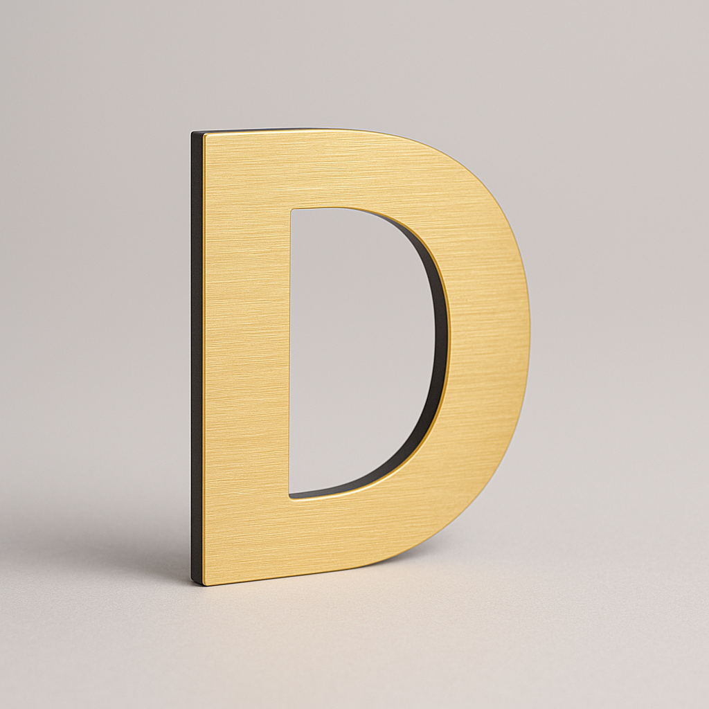 Flat Cut Aluminium (ACM) Letters