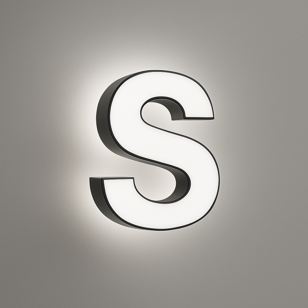 Rimless Front-lit Illuminated Letters